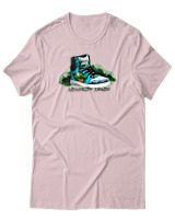 T-Shirt Αντρικό - Adventure Awaits Shoe - Color Thumbnail Απαλό Ροζ