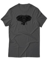 T-Shirt Αντρικό - African Elephant - Color Thumbnail Ανθρακί