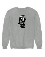 Φούτερ χωρίς κουκούλα Γυναικείο - After All This Time Always - Color Thumbnail Γκρι Μελανζέ