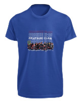 T-Shirt Fit Αντρικό - Akatsuki Clan - Color Thumbnail Μπλε Ρουά