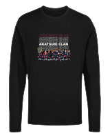 Μακρυμάνικο Μακό Αντρικό - Akatsuki Clan - Color Thumbnail Μαύρο