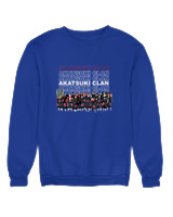 Φούτερ χωρίς κουκούλα Αντρικό - Akatsuki Clan - Color Thumbnail Μπλε Ρουά