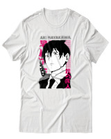 T-Shirt Αντρικό - Aki Hayakawa - Color Thumbnail Άσπρο
