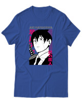 T-Shirt Αντρικό - Aki Hayakawa - Color Thumbnail Μπλε Ρουά