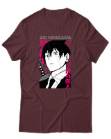 T-Shirt Αντρικό - Aki Hayakawa - Color Thumbnail Μπορντό
