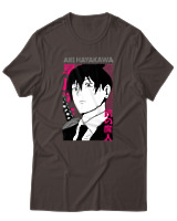 T-Shirt Αντρικό - Aki Hayakawa - Color Thumbnail Καφέ