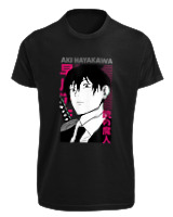 T-Shirt Fit Αντρικό - Aki Hayakawa - Color Thumbnail Μαύρο