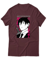 T-Shirt  Γυναικείο - Aki Hayakawa - Color Thumbnail Μπορντό