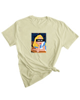 T-Shirt Woman Fashion Γυναικείο - Alice in Wonderland Fuck You - Color Thumbnail SAGE GREEN
