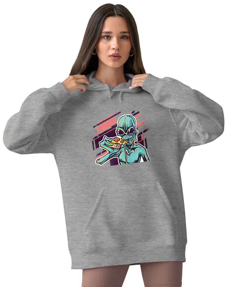 Alien Eating Pizza - Image 2