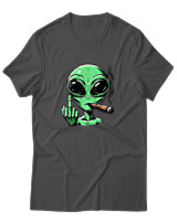 T-Shirt Αντρικό - Alien - Color Thumbnail Ανθρακί