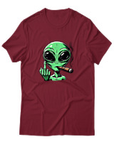 T-Shirt Αντρικό - Alien - Color Thumbnail Σκούρο Κόκκινο