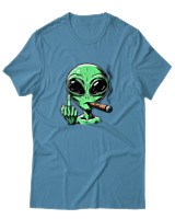 T-Shirt Αντρικό - Alien - Color Thumbnail Τιρκουάζ