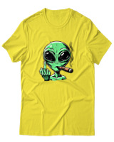 T-Shirt Αντρικό - Alien - Color Thumbnail Κίτρινο