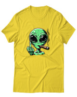 T-Shirt Αντρικό - Alien - Color Thumbnail Χρυσό Κίτρινο