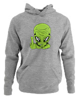 Φούτερ με κουκούλα Αντρικό - Alien - Color Thumbnail Γκρι Μελανζέ