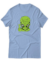 T-Shirt Αντρικό - Alien - Color Thumbnail Γαλάζιο
