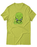 T-Shirt Αντρικό - Alien - Color Thumbnail Λαχανί