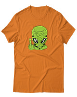 T-Shirt Αντρικό - Alien - Color Thumbnail Πορτοκαλί