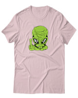 T-Shirt Αντρικό - Alien - Color Thumbnail Απαλό Ροζ