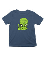 T-Shirt  Παιδικό - Alien - Color Thumbnail Σκούρο Μπλε
