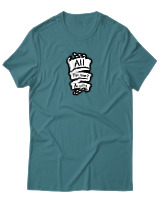 T-Shirt Αντρικό - All This Time...Always - Color Thumbnail Μπλε Πράσινο