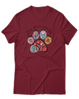 T-Shirt Αντρικό - All You Need - Color Thumbnail Σκούρο Κόκκινο