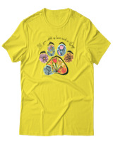 T-Shirt Αντρικό - All You Need - Color Thumbnail Κίτρινο