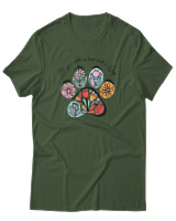 T-Shirt Αντρικό - All You Need - Color Thumbnail Κυπαρισσί