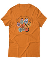 T-Shirt Αντρικό - All You Need - Color Thumbnail Πορτοκαλί
