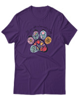T-Shirt Αντρικό - All You Need - Color Thumbnail Σκούρο Μωβ