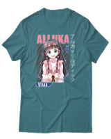 T-Shirt Αντρικό - Alluka Zoldyck - Color Thumbnail Μπλε Πράσινο