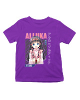 T-Shirt  Παιδικό - Alluka Zoldyck - Color Thumbnail Σκούρο Μωβ