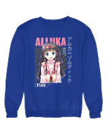Φούτερ χωρίς κουκούλα Γυναικείο - Alluka Zoldyck - Color Thumbnail Μπλε Ρουά