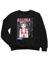 Φούτερ χωρίς κουκούλα Παιδικό - Alluka Zoldyck - Color Thumbnail Μαύρο
