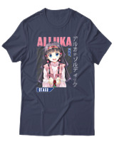 T-Shirt  Γυναικείο - Alluka Zoldyck - Color Thumbnail Μπλέ Γκρί