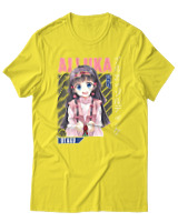 T-Shirt  Γυναικείο - Alluka Zoldyck - Color Thumbnail Κίτρινο