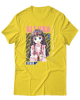 T-Shirt  Γυναικείο - Alluka Zoldyck - Color Thumbnail Κίτρινο Χρυσό