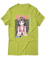 T-Shirt  Γυναικείο - Alluka Zoldyck - Color Thumbnail Λαχανί