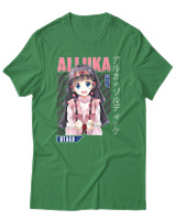T-Shirt  Γυναικείο - Alluka Zoldyck - Color Thumbnail Πράσινο