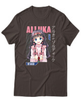 T-Shirt  Γυναικείο - Alluka Zoldyck - Color Thumbnail Καφέ