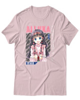 T-Shirt  Γυναικείο - Alluka Zoldyck - Color Thumbnail Απαλό Ροζ