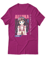 T-Shirt  Γυναικείο - Alluka Zoldyck - Color Thumbnail Φούξια