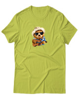 T-Shirt Αντρικό - Aloha Bear - Color Thumbnail Λαχανί