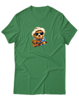 T-Shirt Αντρικό - Aloha Bear - Color Thumbnail Πράσινο