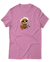 T-Shirt Αντρικό - Aloha Bear - Color Thumbnail Ροζ