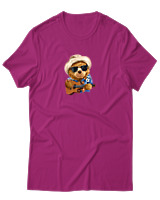 T-Shirt Αντρικό - Aloha Bear - Color Thumbnail Φουξια
