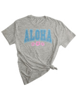 T-Shirt Woman Fashion Γυναικείο - Aloha - Color Thumbnail GREY MELANZE