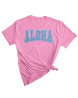 T-Shirt Woman Fashion Γυναικείο - Aloha - Color Thumbnail PINK