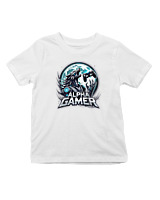 T-Shirt  Παιδικό - Alpha Gamer - Color Thumbnail 'Ασπρο